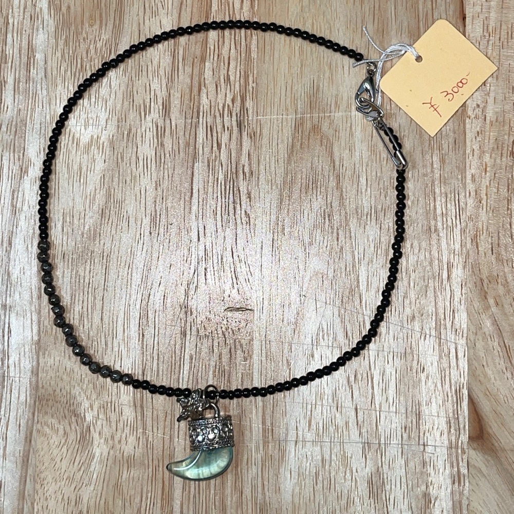 Silver with Water color Symbol Necklace From Japan